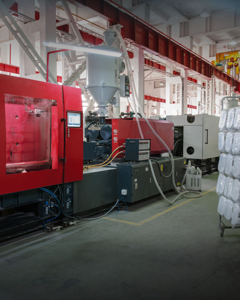 Industrielles Hydrauliksystem in einer Fabrik