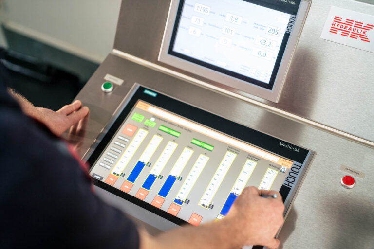 Überprüfung der Leistung an einem Bildschirm